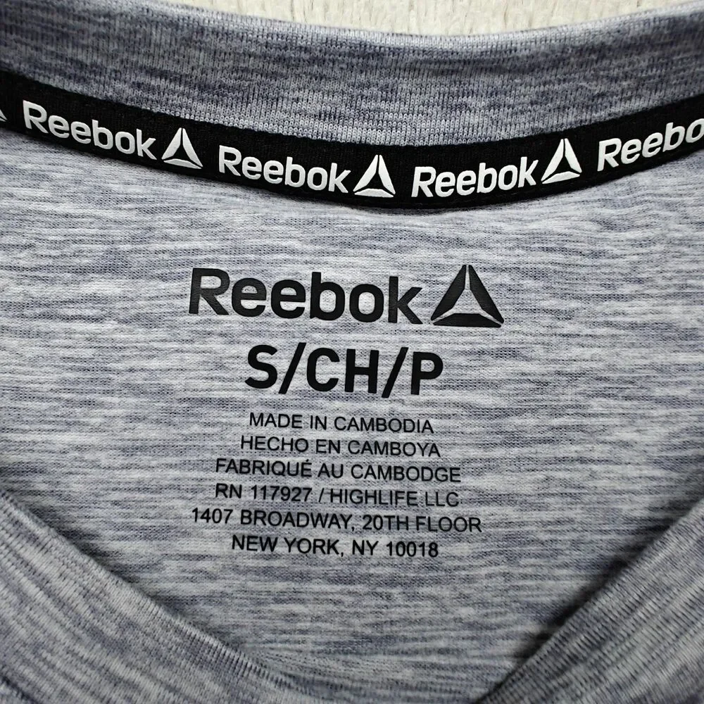 Reebok Delta Core Performance T-Shirt Men's S Golf Tennis Classic Fit Gray NWT
